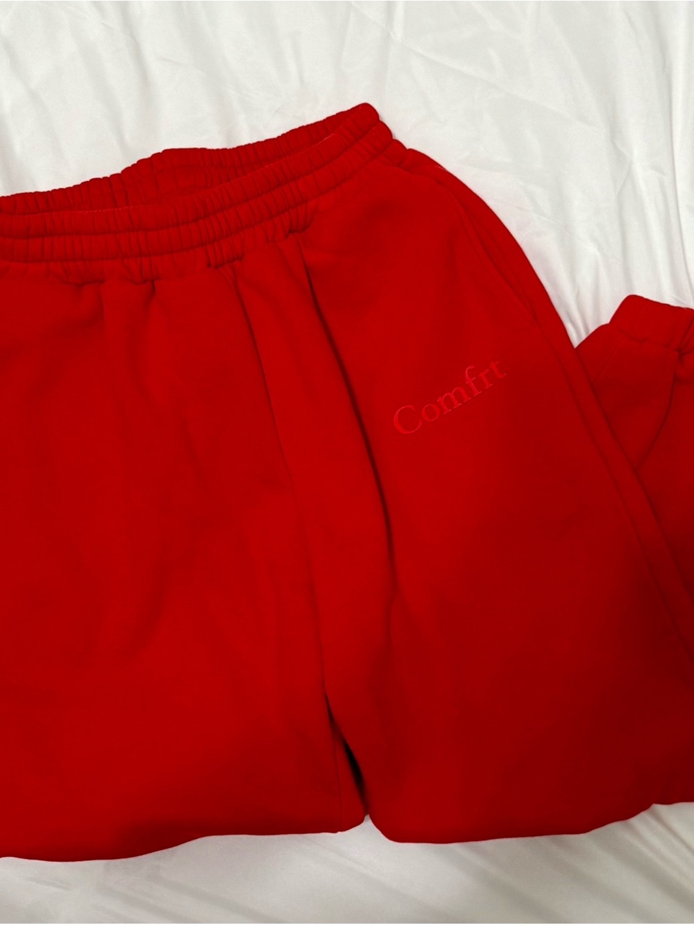 Comfit Women's Red Track Joggers